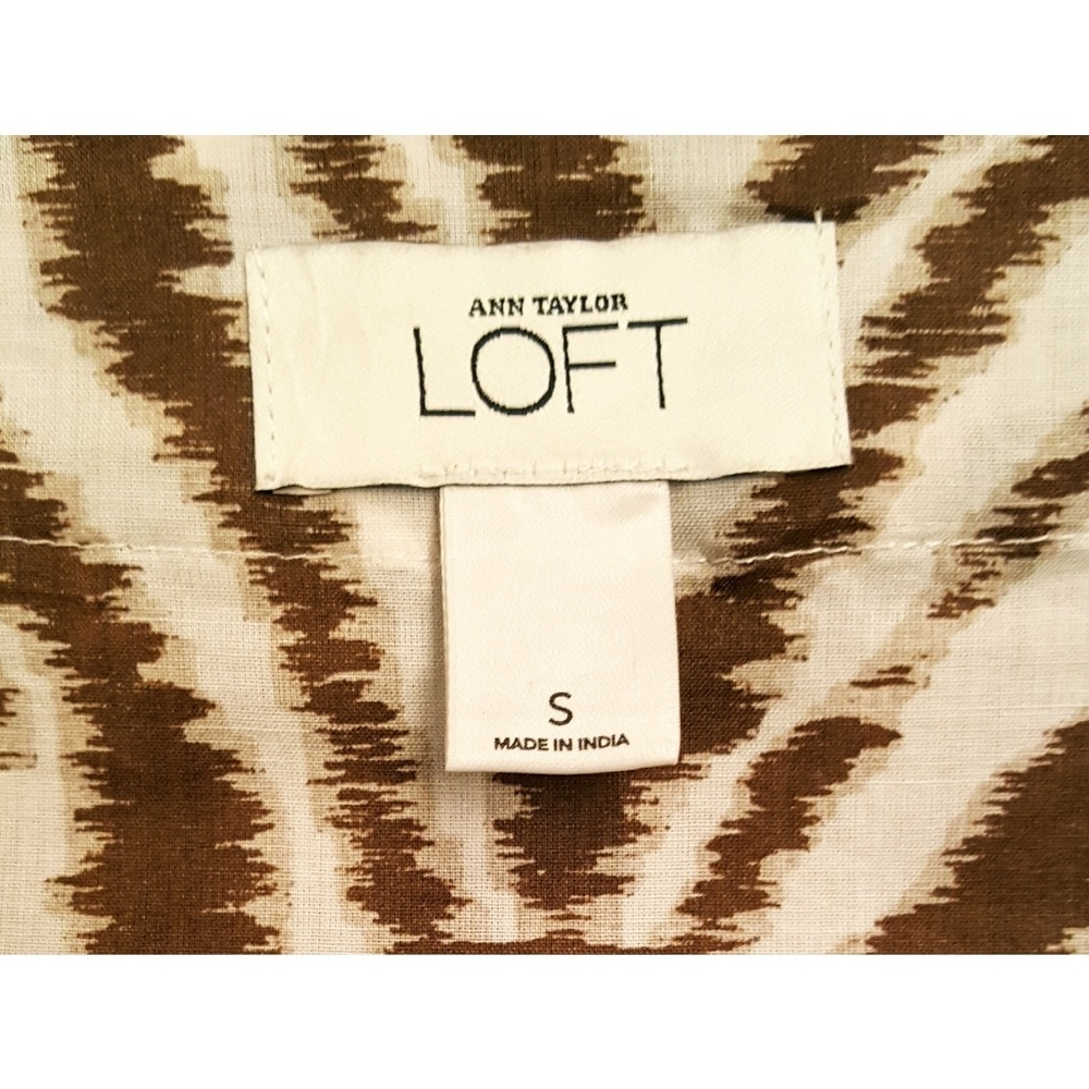Ann Taylor LOFT Animal Print Beaded Tunic - Picture 7 of 7